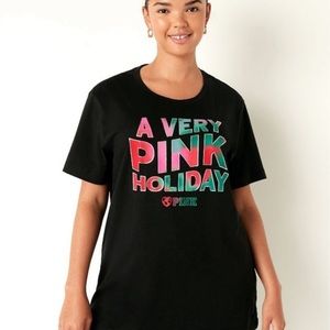 PINK VS CAMPUS TEE✨